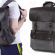 Lifewit Canvas and Leather Backpack | $40 | Amazon | Promo code CELYYDWZ